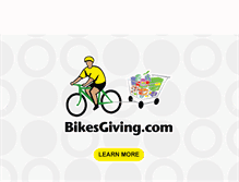 Tablet Screenshot of bikesgiving.com
